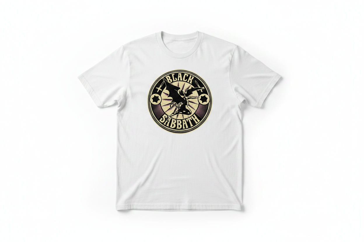 Black Sabbath vintage graphic tee - White