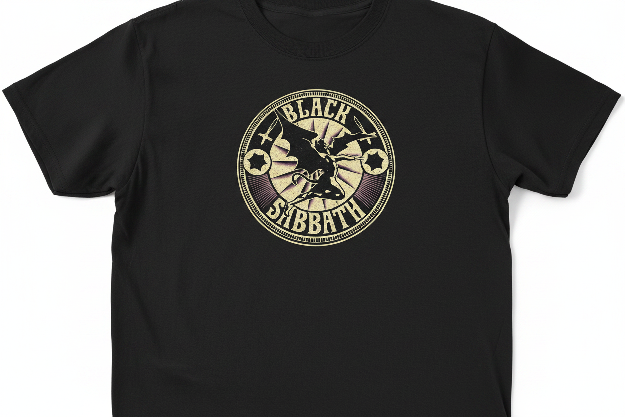 Black Sabbath vintage graphic tee - Black